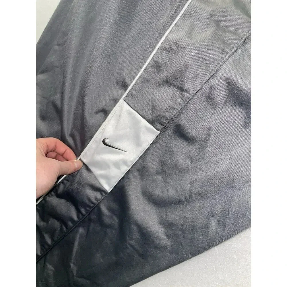 Vintage Nike Full Tear Away Pants Men's XL Track‎ Basketball Loose Gray Y2K 90s